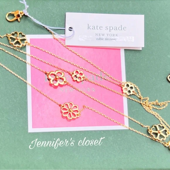 NWT ♠️Kate Spade Long Scatter Station Necklace